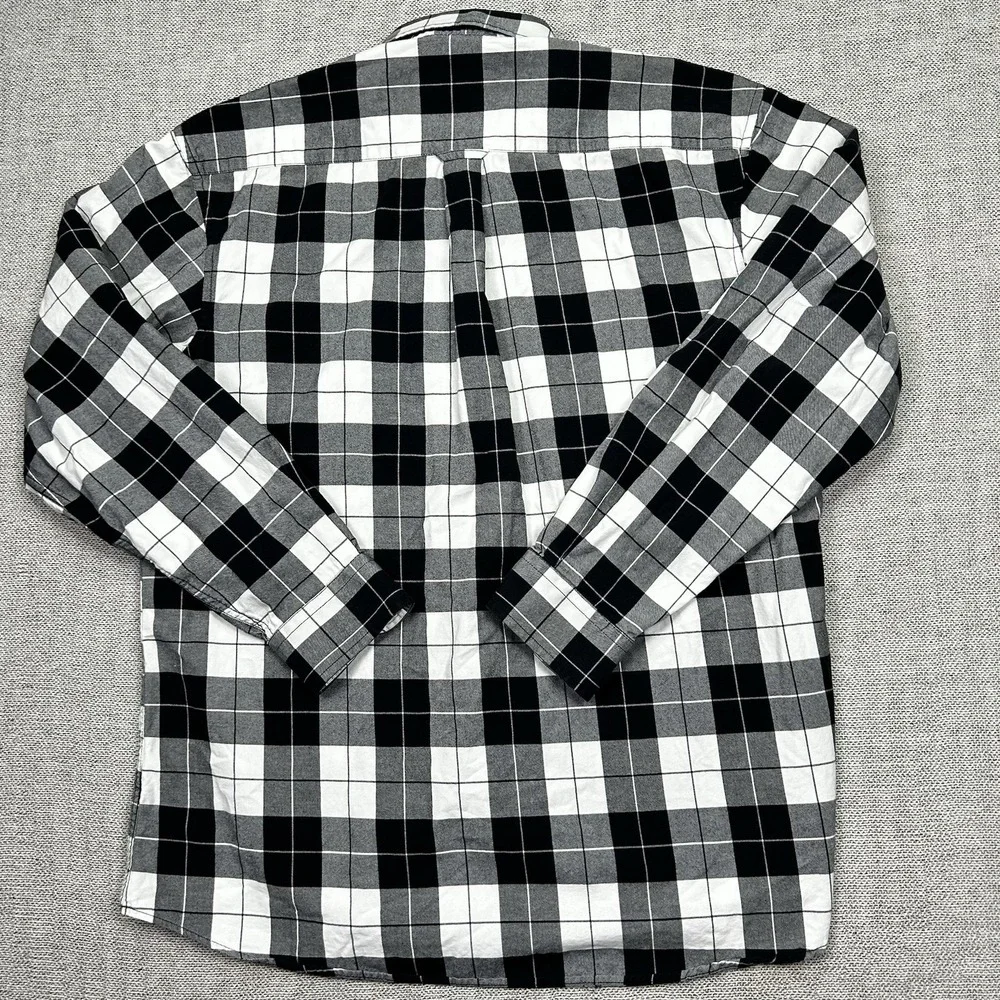Vintage 90s Levi's Flannel Shirt Men XL Plaid Button Up Longsleeve Red Tab Jeans